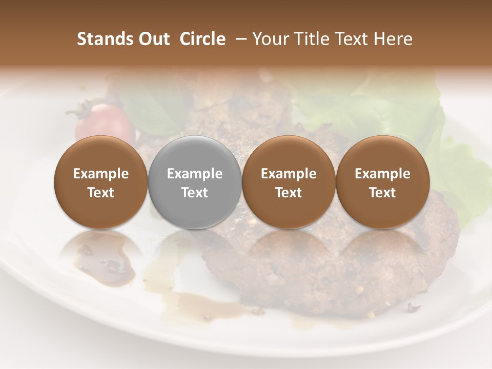 Groceries Chuck Bean PowerPoint Template