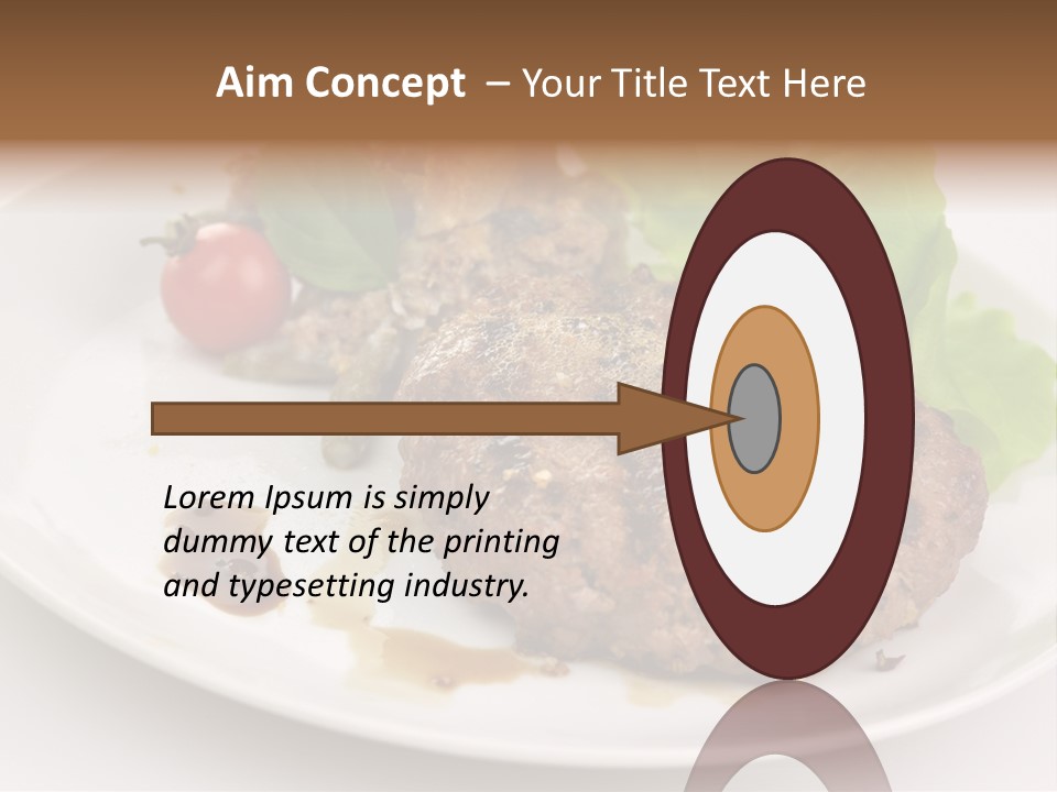 Groceries Chuck Bean PowerPoint Template