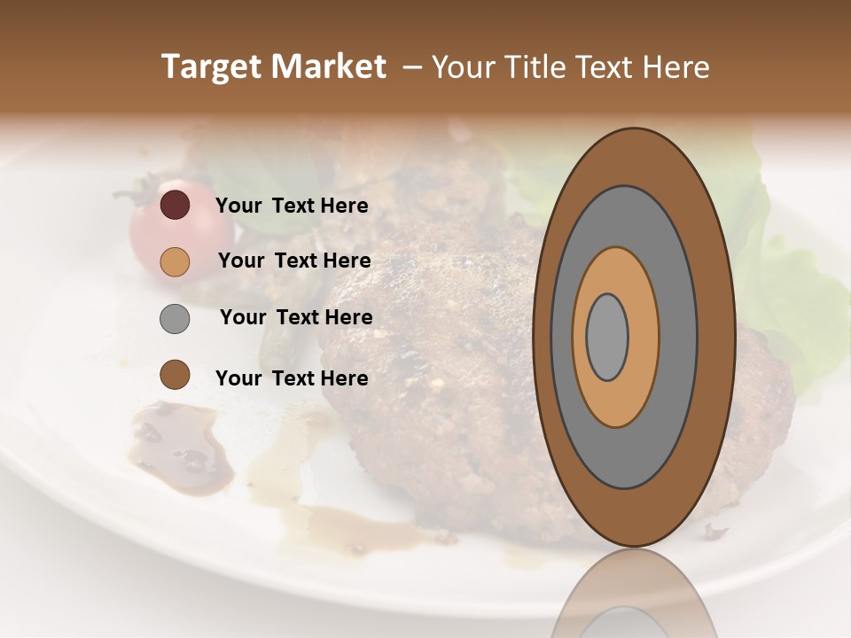 Groceries Chuck Bean PowerPoint Template