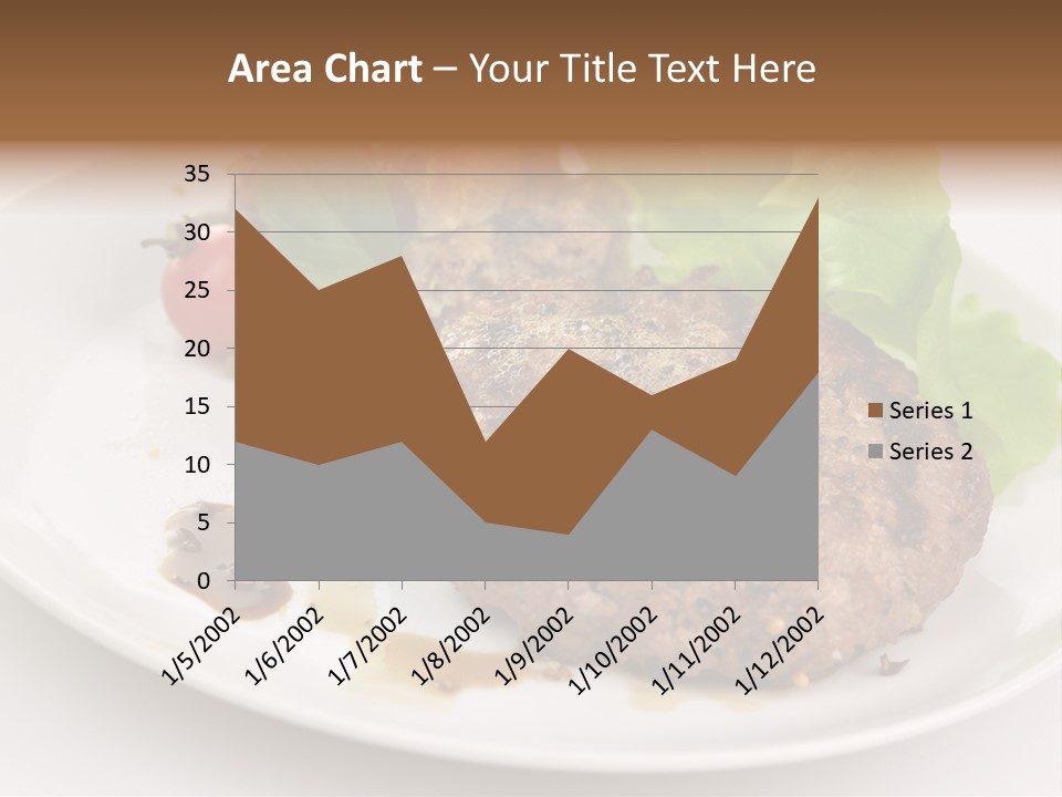 Groceries Chuck Bean PowerPoint Template