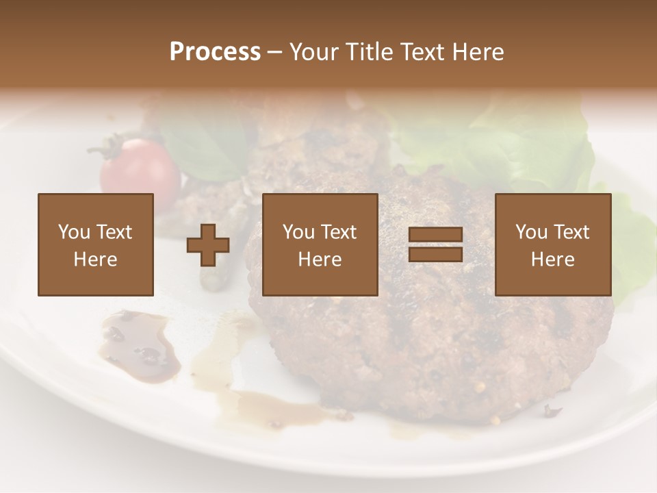 Groceries Chuck Bean PowerPoint Template