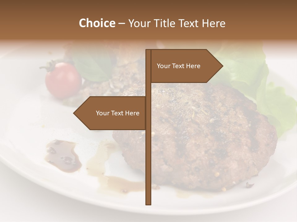 Groceries Chuck Bean PowerPoint Template