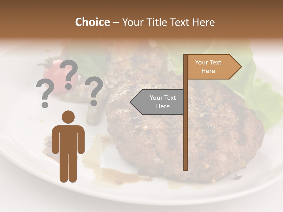 Groceries Chuck Bean PowerPoint Template