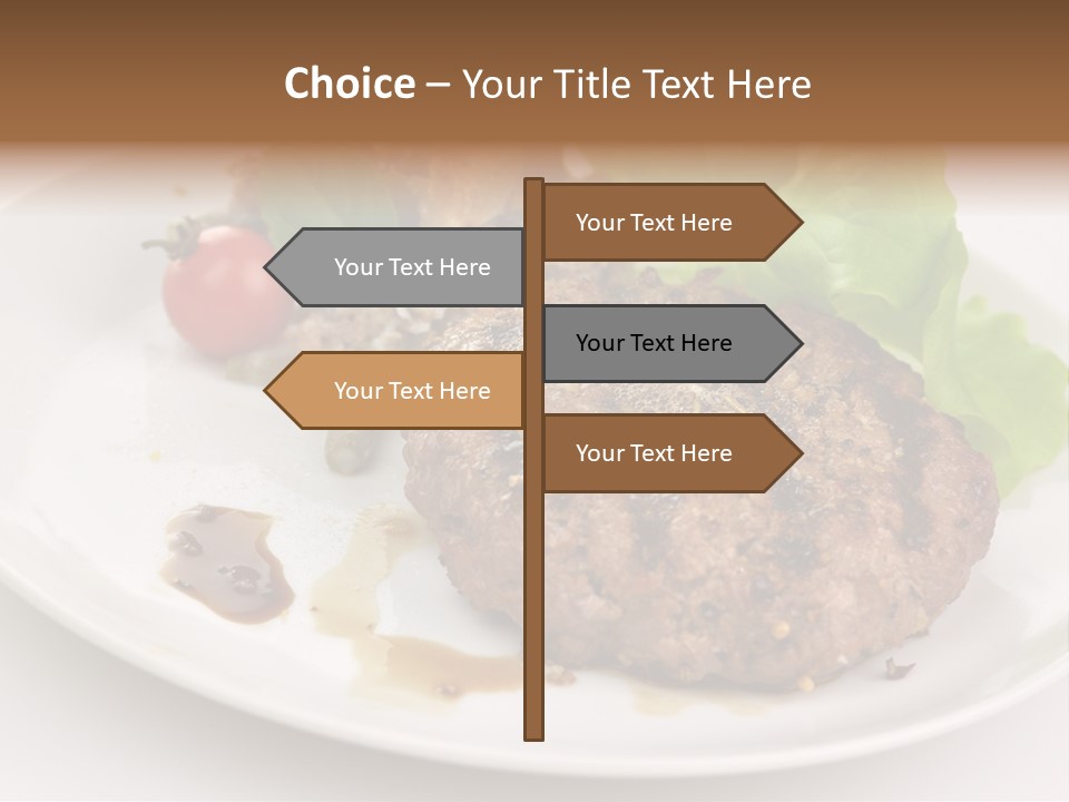 Groceries Chuck Bean PowerPoint Template