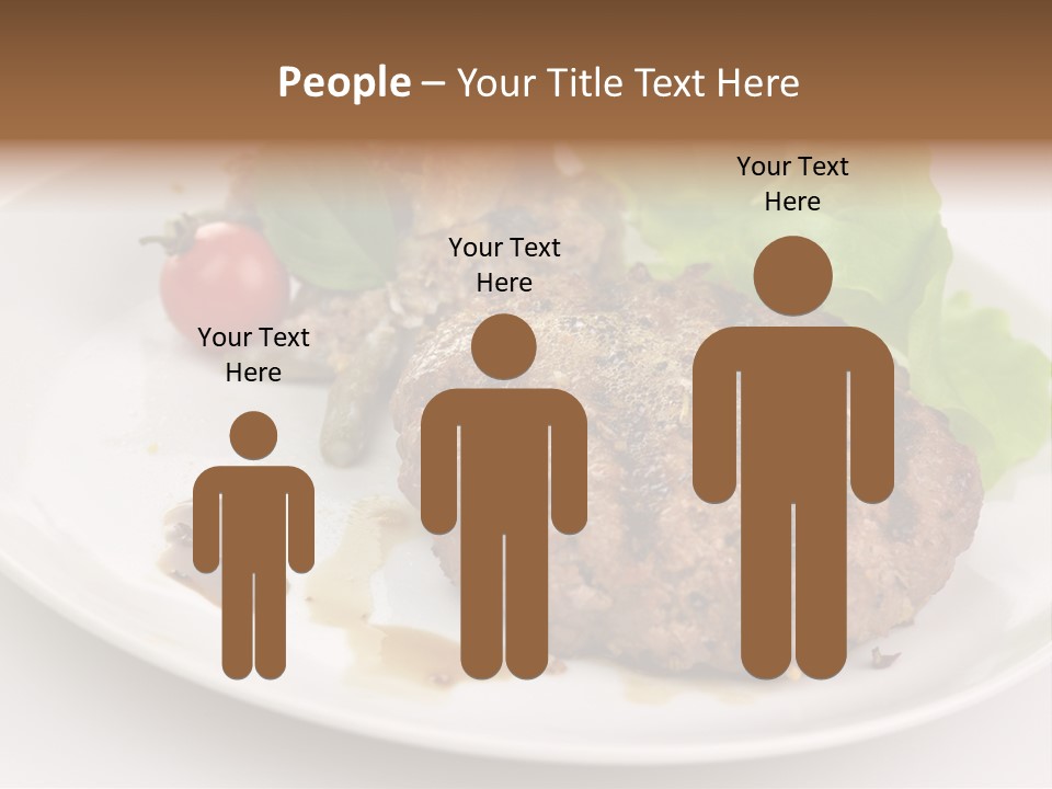 Groceries Chuck Bean PowerPoint Template