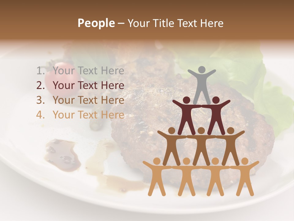 Groceries Chuck Bean PowerPoint Template