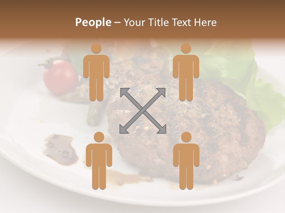 Groceries Chuck Bean PowerPoint Template