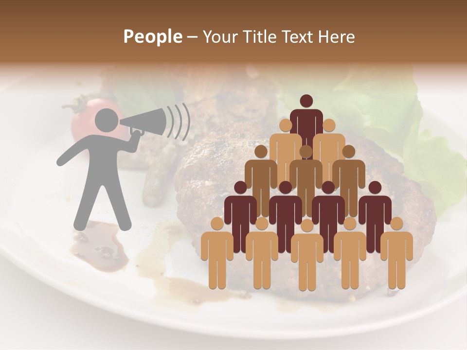 Groceries Chuck Bean PowerPoint Template