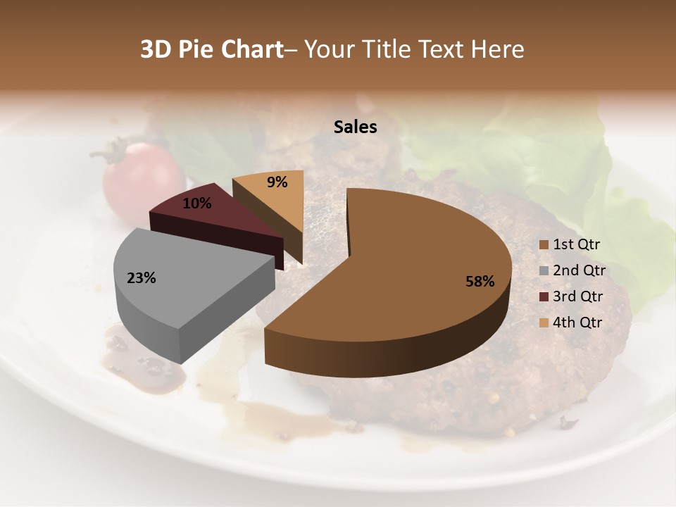 Groceries Chuck Bean PowerPoint Template