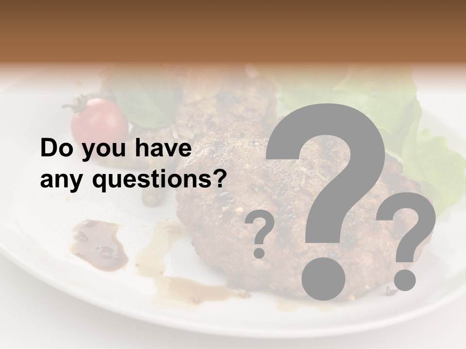 Groceries Chuck Bean PowerPoint Template