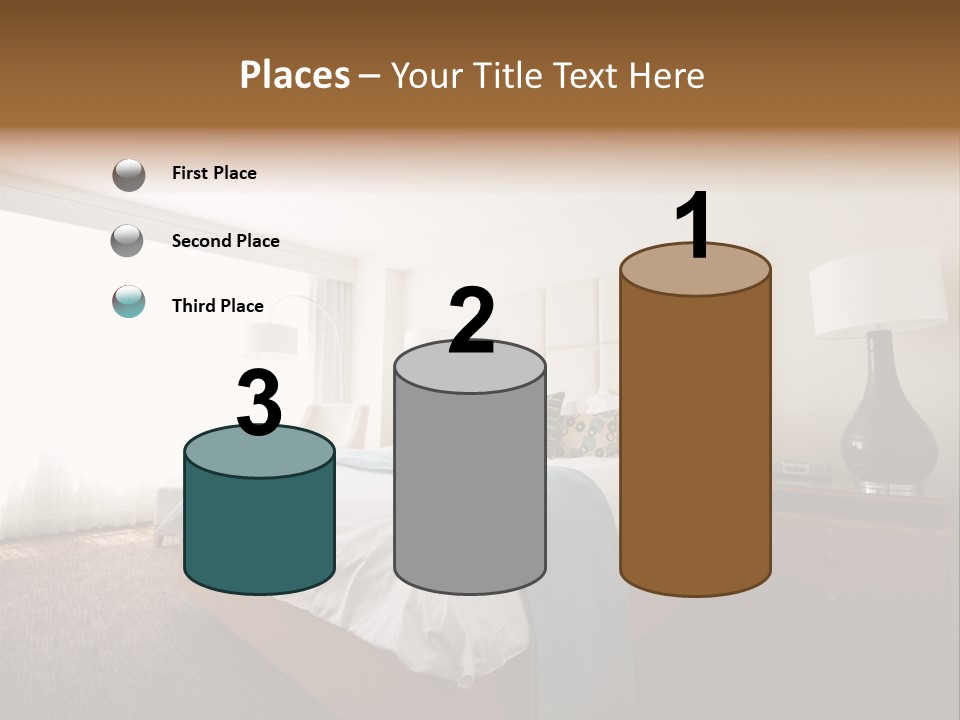 Business Bedroom Light PowerPoint Template