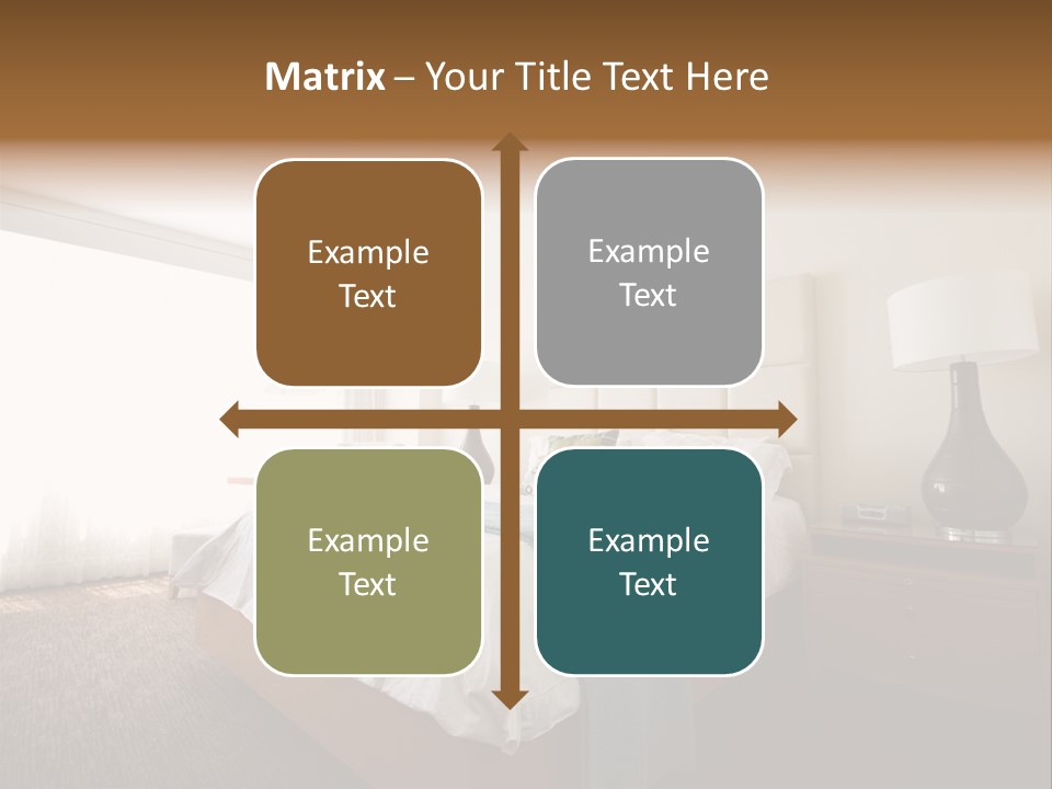 Business Bedroom Light PowerPoint Template