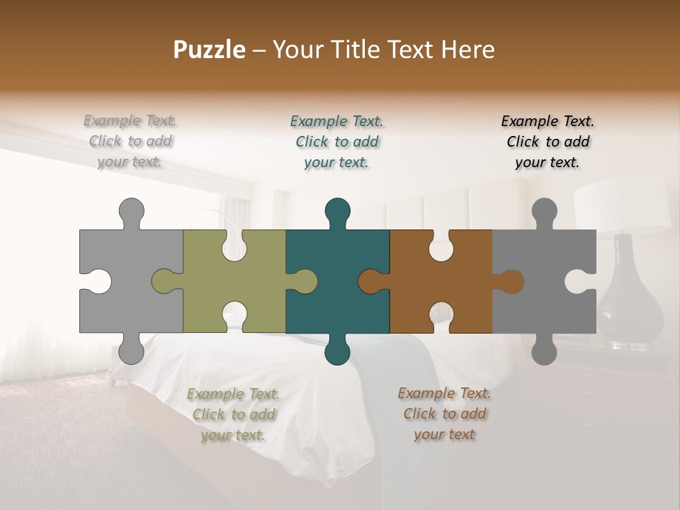 Business Bedroom Light PowerPoint Template