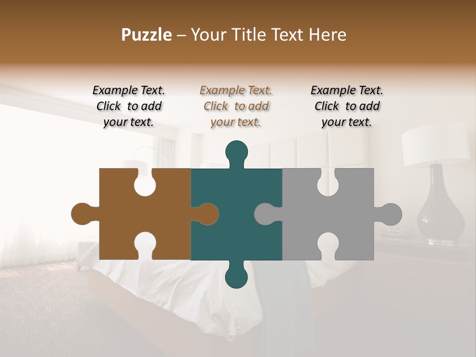 Business Bedroom Light PowerPoint Template