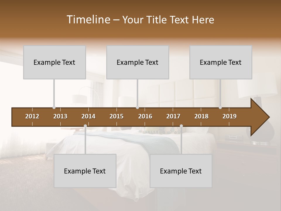 Business Bedroom Light PowerPoint Template