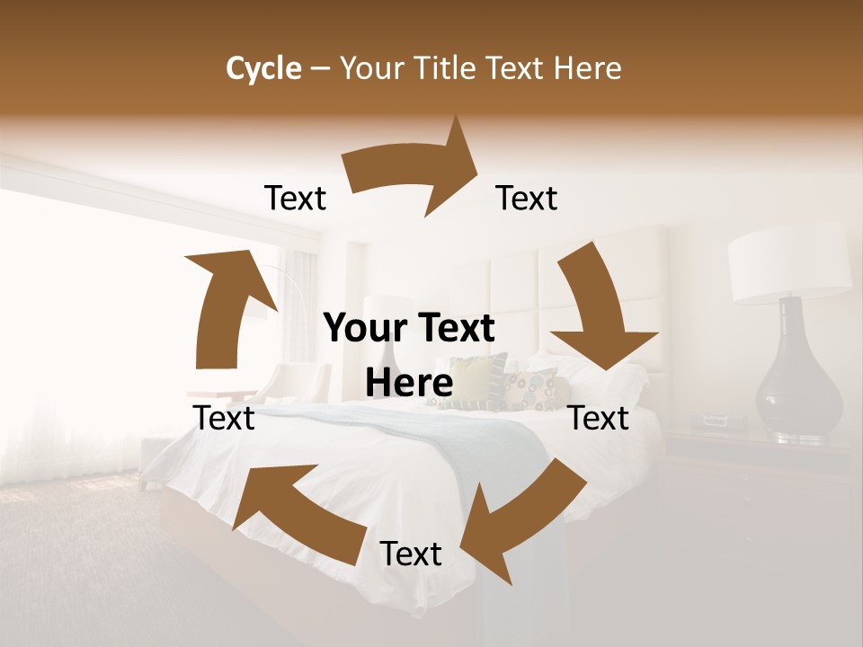 Business Bedroom Light PowerPoint Template