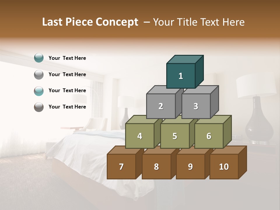 Business Bedroom Light PowerPoint Template