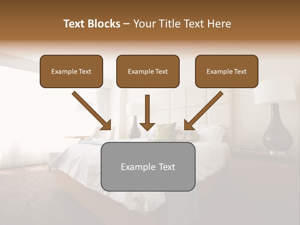 Business Bedroom Light PowerPoint Template