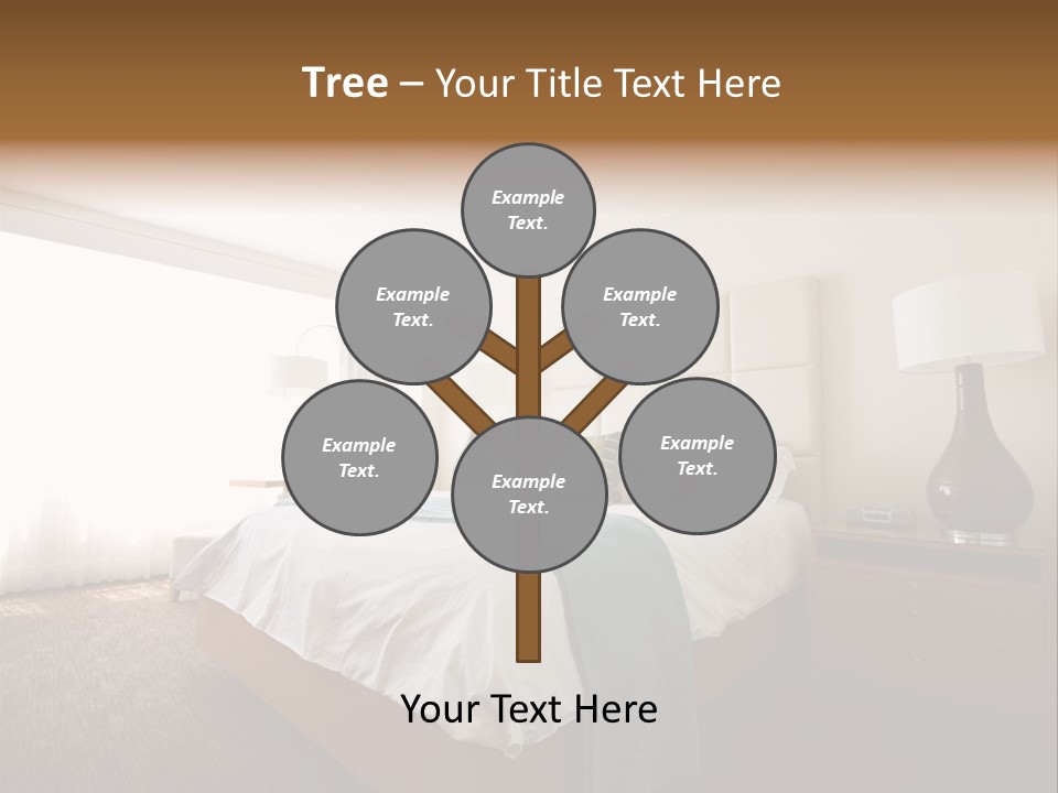 Business Bedroom Light PowerPoint Template