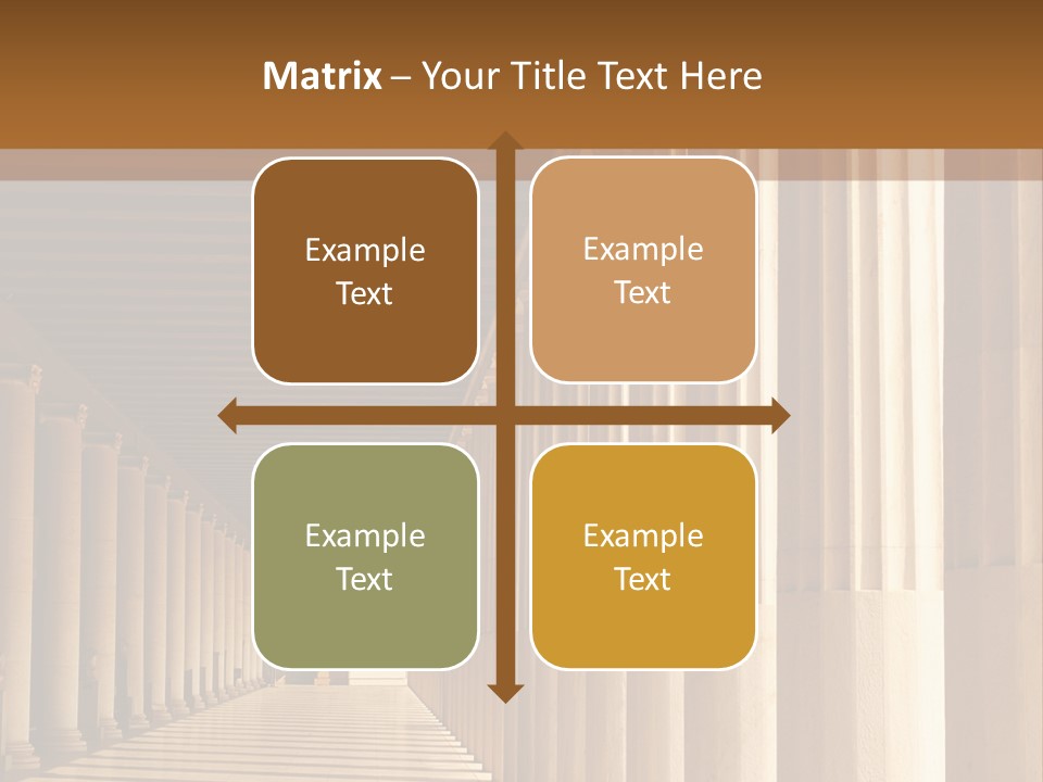 Building Art Athens PowerPoint Template