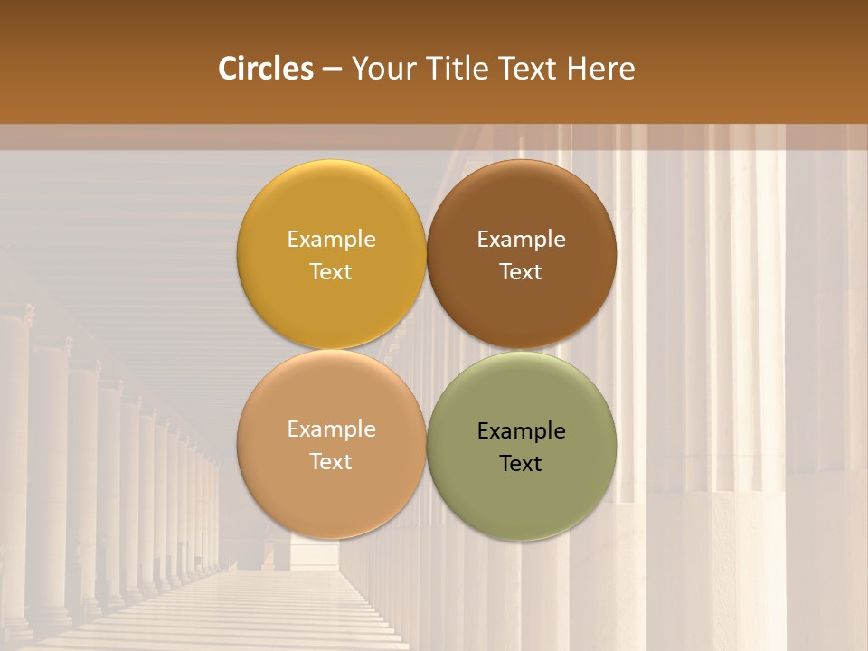 Building Art Athens PowerPoint Template