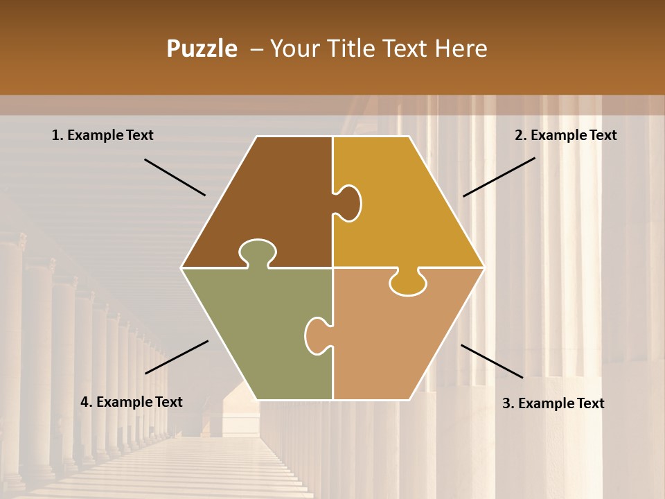 Building Art Athens PowerPoint Template