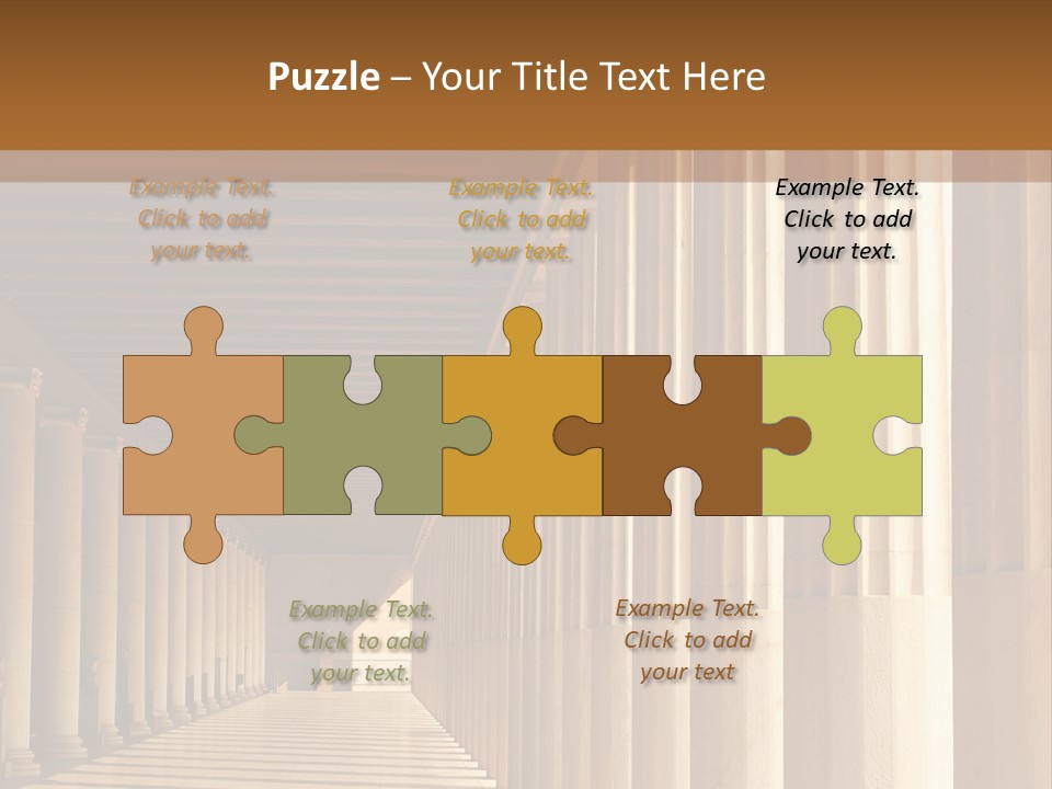 Building Art Athens PowerPoint Template