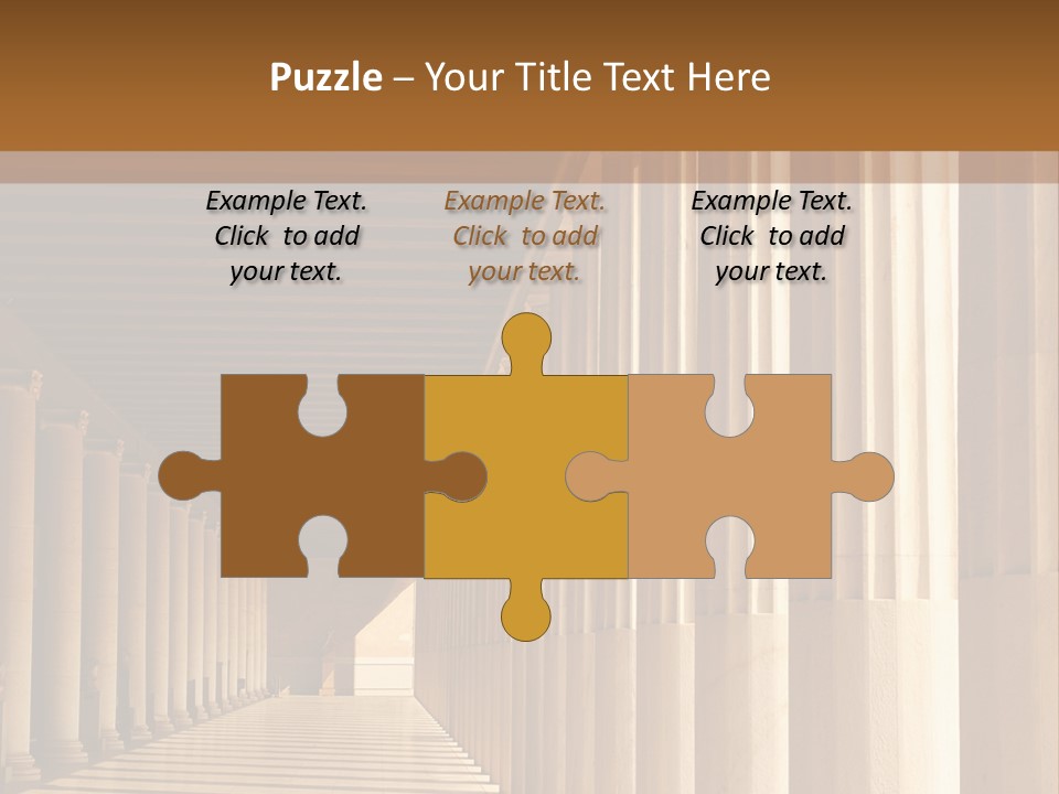 Building Art Athens PowerPoint Template