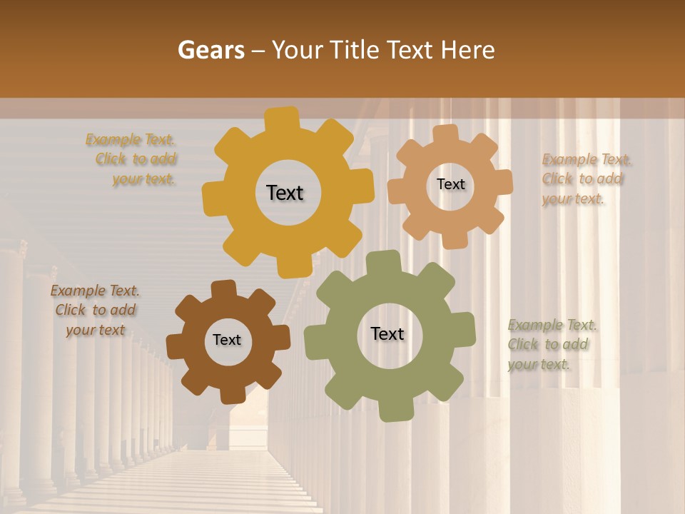 Building Art Athens PowerPoint Template