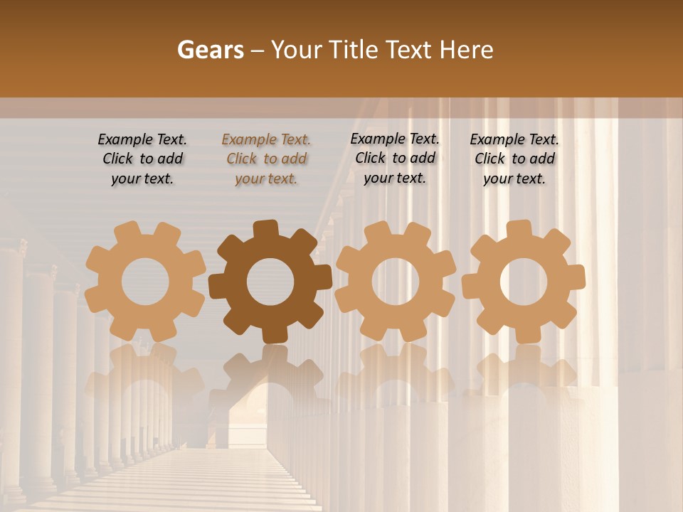 Building Art Athens PowerPoint Template