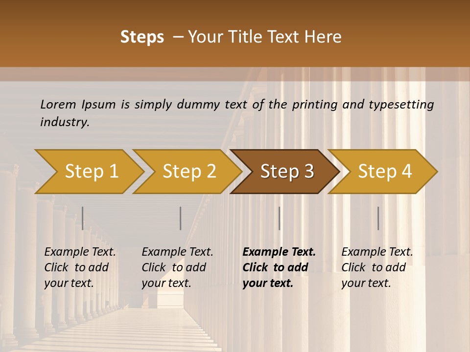 Building Art Athens PowerPoint Template