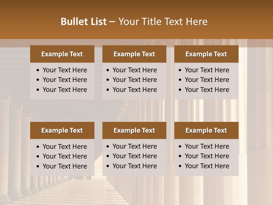 Building Art Athens PowerPoint Template