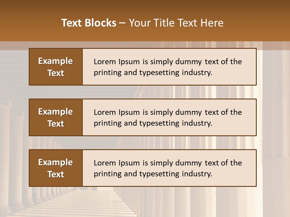 Building Art Athens PowerPoint Template