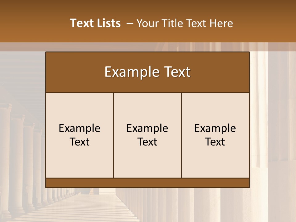 Building Art Athens PowerPoint Template