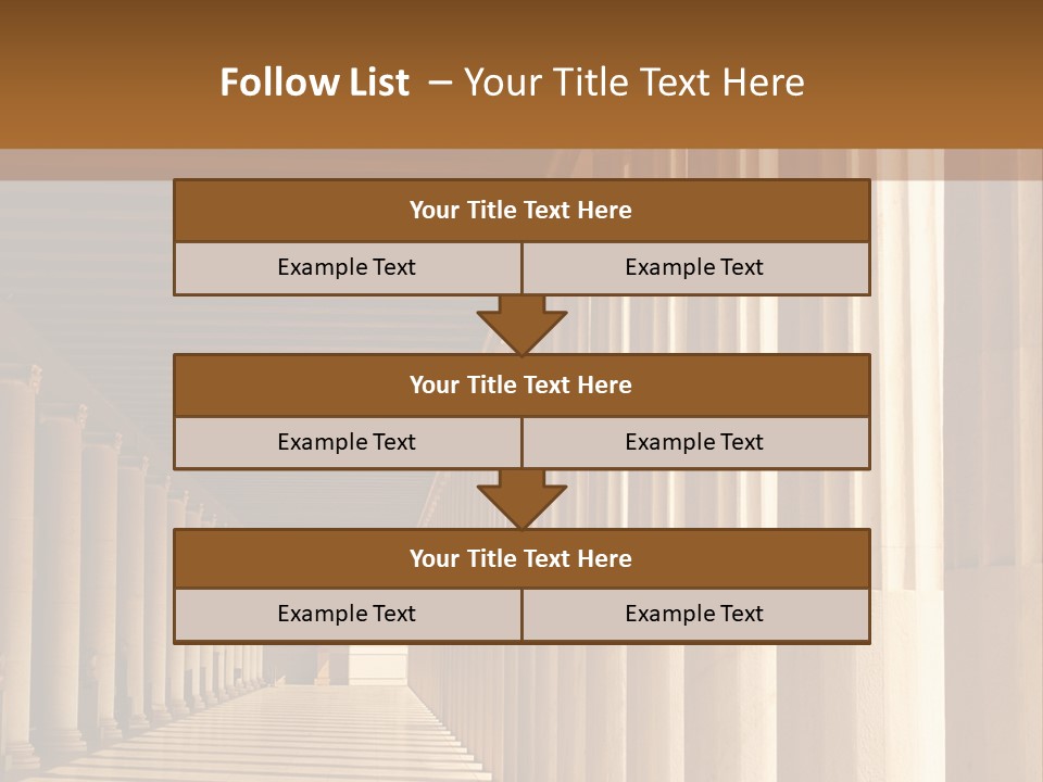 Building Art Athens PowerPoint Template