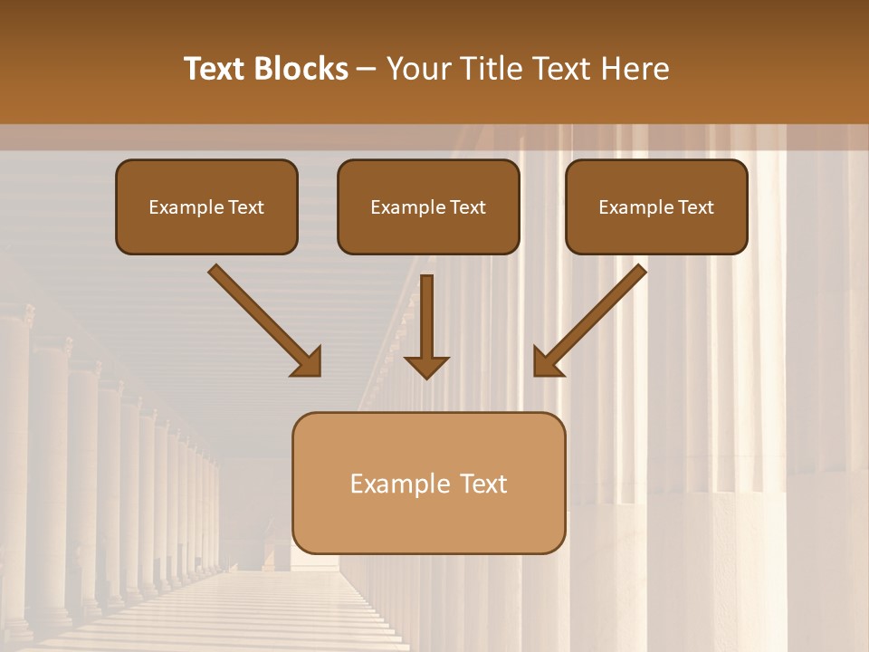 Building Art Athens PowerPoint Template