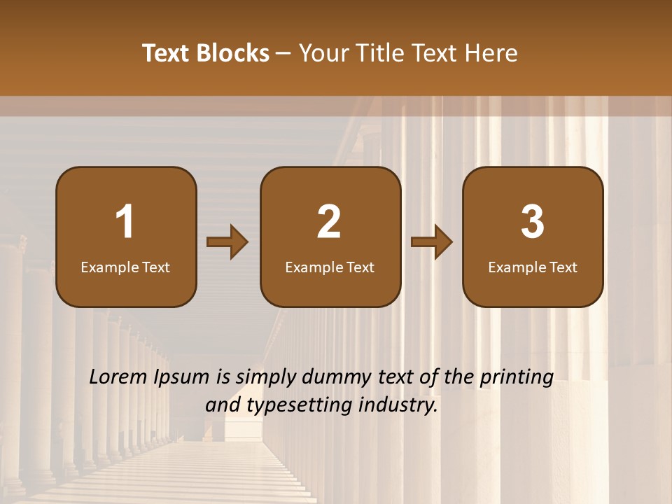 Building Art Athens PowerPoint Template