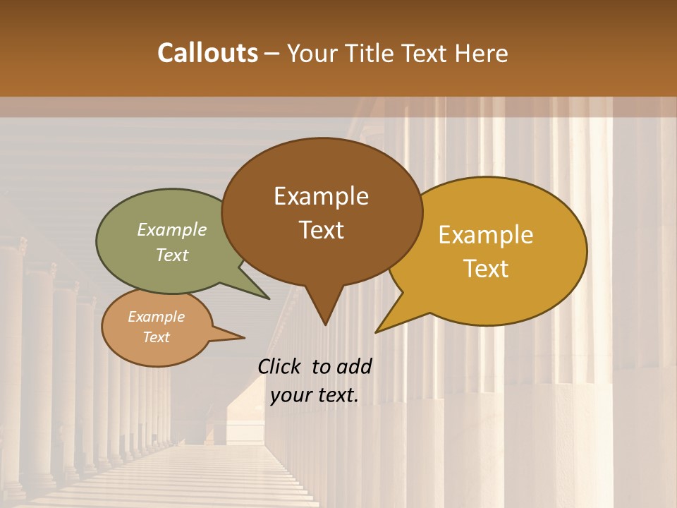 Building Art Athens PowerPoint Template