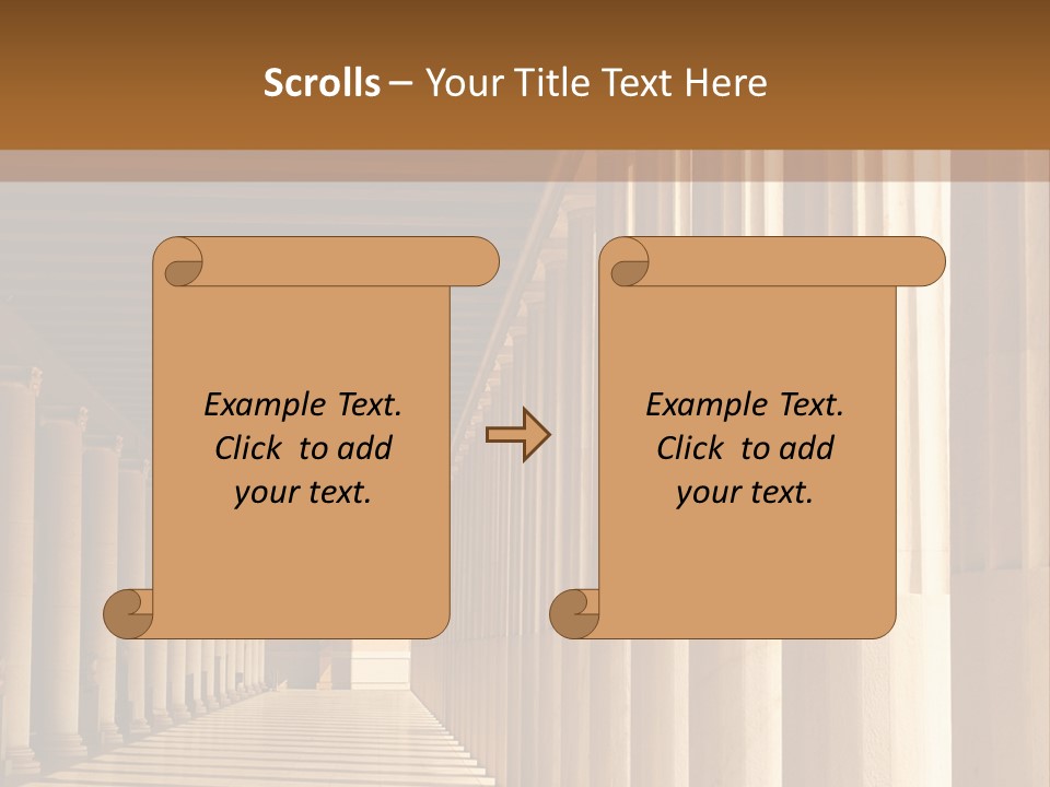 Building Art Athens PowerPoint Template