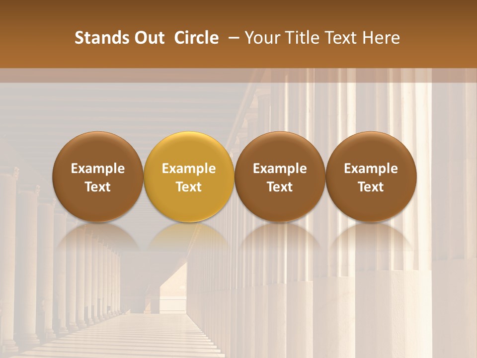 Building Art Athens PowerPoint Template