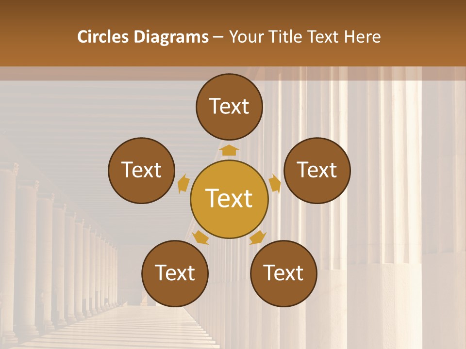 Building Art Athens PowerPoint Template