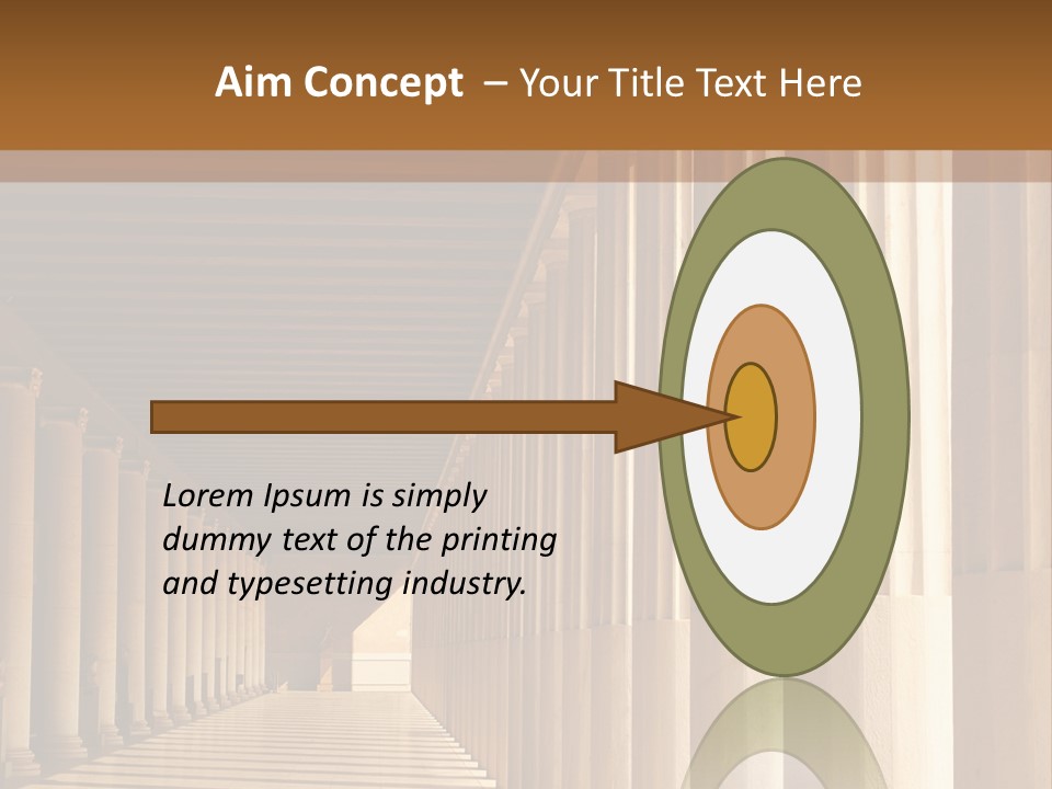 Building Art Athens PowerPoint Template