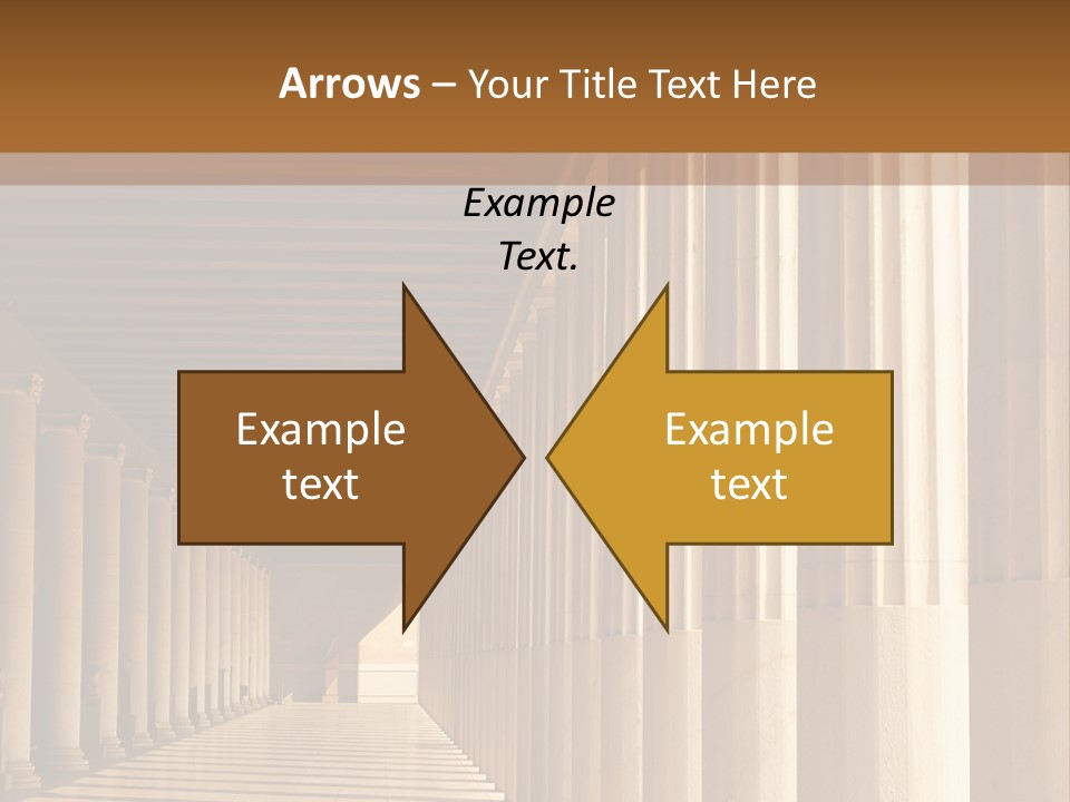 Building Art Athens PowerPoint Template