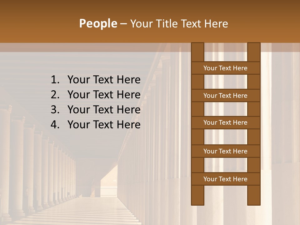 Building Art Athens PowerPoint Template