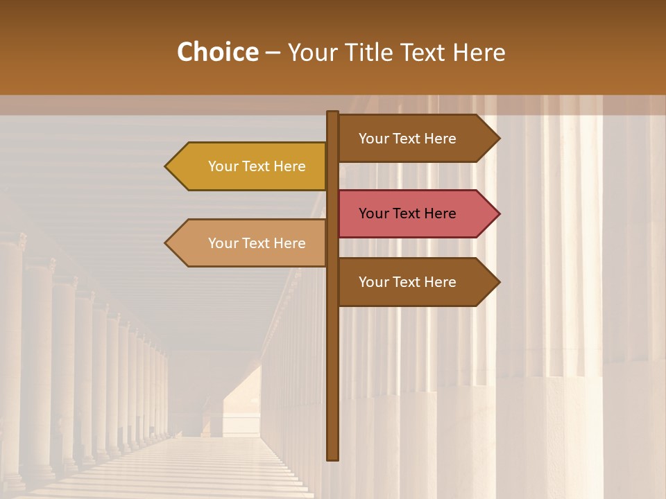 Building Art Athens PowerPoint Template