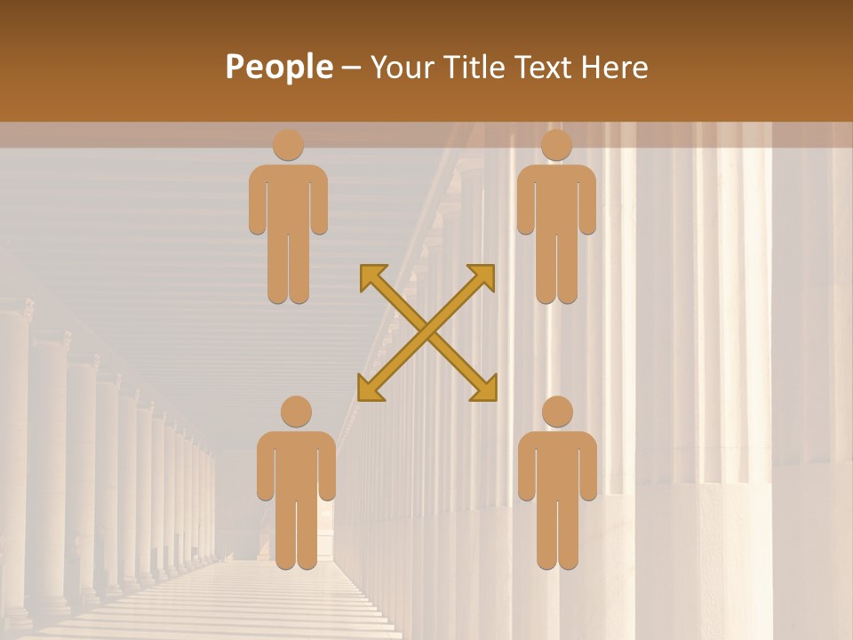 Building Art Athens PowerPoint Template