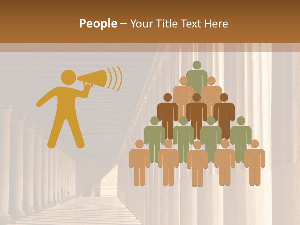 Building Art Athens PowerPoint Template