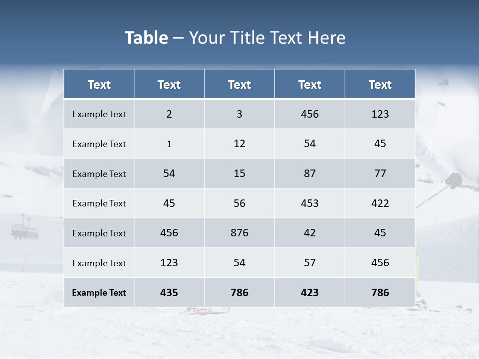 Action Cold Family PowerPoint Template