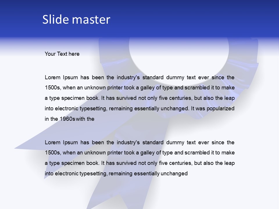 Badge Perfection Pride PowerPoint Template