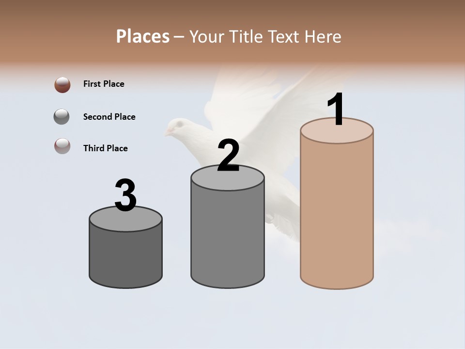 Dove Blue White PowerPoint Template